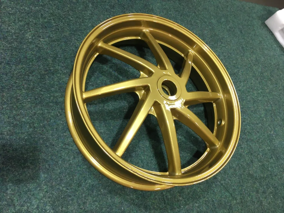 arany porfestett felni