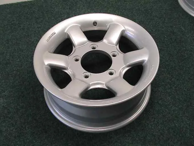 porfestett keréktárcsa